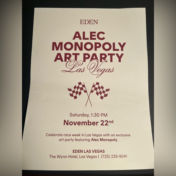 ALEC MONOPOLY 💵💵 Formula 1 2025 Event Card 🏁🏁🏁🏁🏁🏁🏁🏁💥💥💥💥💥💥💥💥💥💥 - Picture 10 of 10